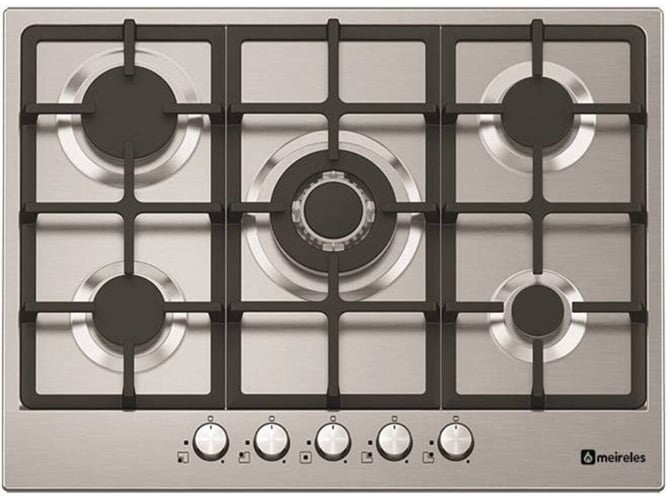 Placa de Gas MEIRELES MG 4752 X (Gas Butano-propano - 74 cm - Inox)