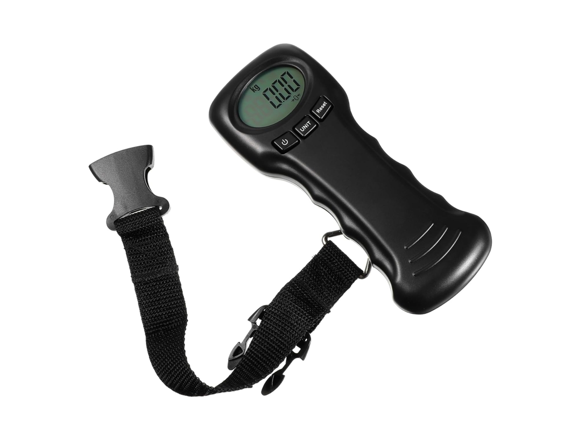 Balanza Electrónica Portátil Con Gancho, Pantalla Lcd Digital, Báscula Para Equipaje, Funciona Con Pilas Para Viajes.
