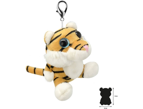 Peluche llavero WILD PLANET Tigre (5 x 9 x 9 cm)