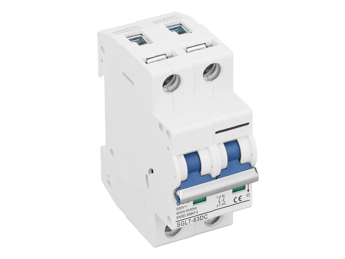 2026horizon-interruptor De Circuito Miniatura Dc 2 Polos 500v 32a Isolador Din Rail Para Sistema Solar Pv