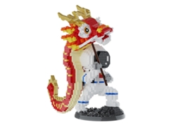 Pequeño Juguete De Bloques De Construcción Para Niños - Rompecabezas Del Dragón Volador Astronauta 6048
