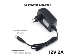 Rebe-adaptador De Alimentación Universal Ac 100-240v A Dc 12v 2a Para Tiras Led Y Cámaras Cctv