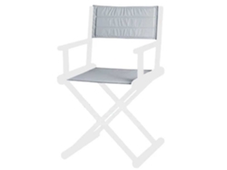 Peça Sobressalente para Cadeira de Lona Director Prateado 48 X 45 X 1 Cmmarine Business