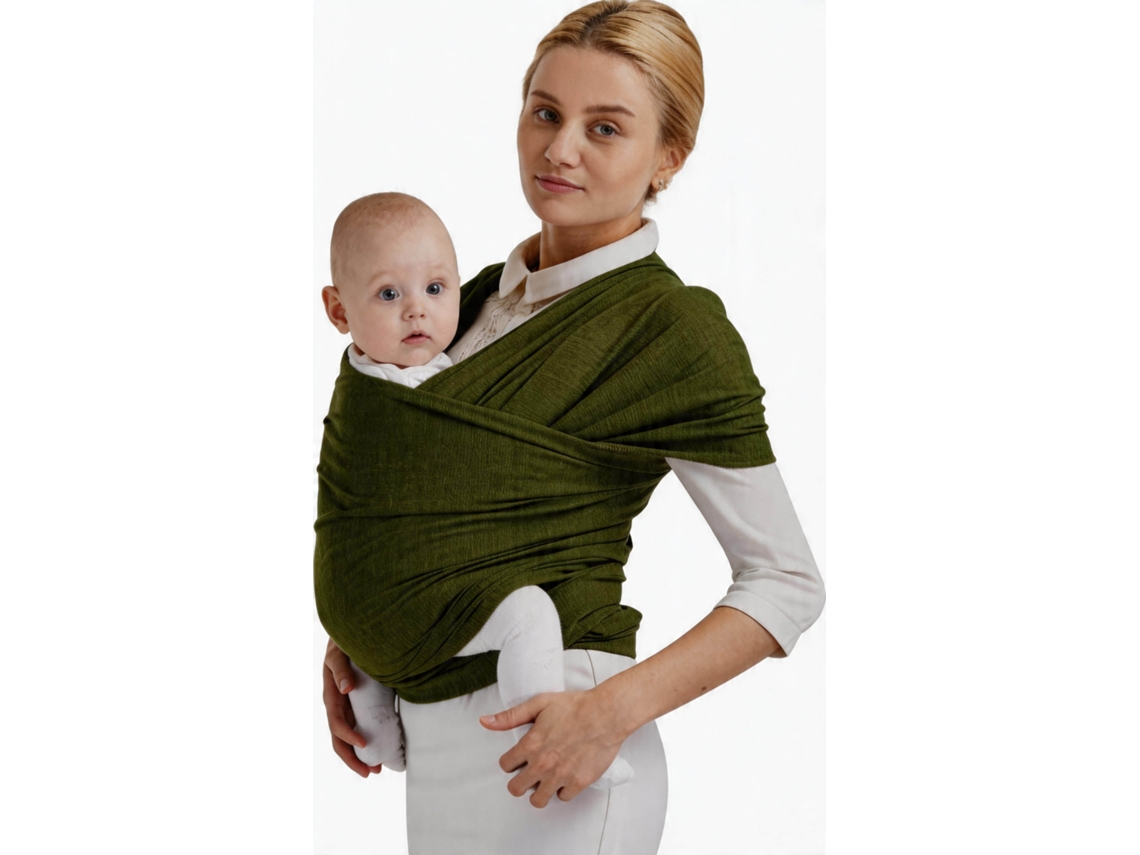 Portabebés Ergonómico Digitallab Para Bebés De Hasta 16 Kg (verde)
