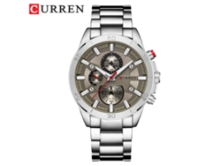 Reloj De Cuarzo Impermeable (gris) Para Hombre, Reloj De Pulsera Para Negocios, Reloj De Moda Casual Para Hombre.