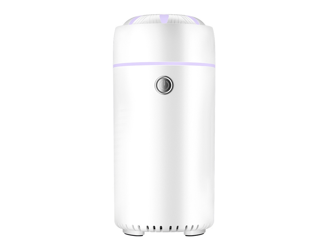 Difusor ultrasónico portátil para coche, USB, para uso doméstico o en coche, en aerosol, blanco Sfushos