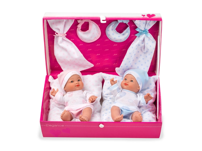 Conjunto de Muñecos ARIAS Elegance Géminis