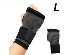 Muñequera Para Túnel Carpiano Para Aliviar Lesiones (negro L) Cuich