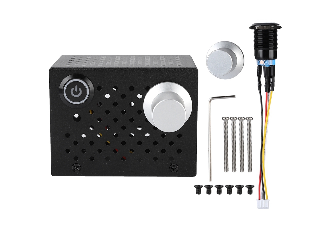 Caja De Aluminio Diy Para Tarjeta De Expansión Reproductor De Audio Hifi Raspberry Pi X400 V3.0