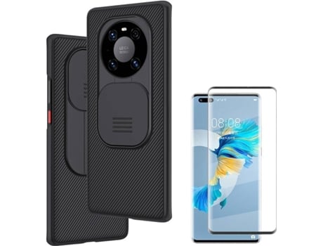 Funda y Protector Huawei Mate 40 Pro Nillkin Camshield Negro