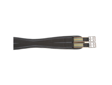 Cincha Elástica Arqueada KERBL Negro (110 cm)