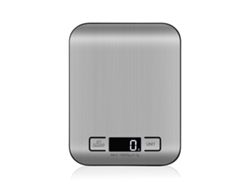 Balanza De Cocina Marca Kang - Balanza Electrónica De Acero Inoxidable - Resistente Al Agua Y A La Humedad - Negra, 10 Kg