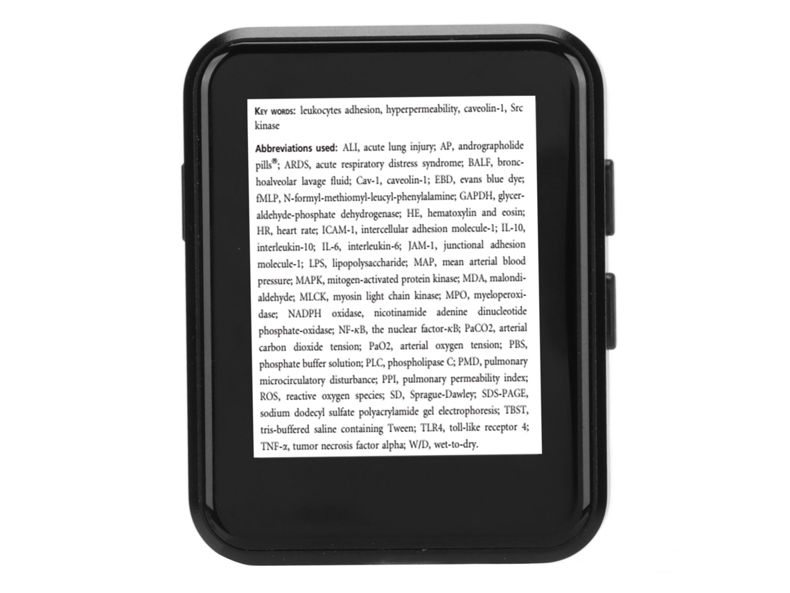 Reproductor MP3/MP4 Bluetooth Yizhood X1 de 1,8 pulgadas con libros electrónicos y tarjeta TF de 32 GB (negro)