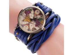 Reloj De Moda Ultrafino Para Mujer Con Esfera Analógica Redonda Y Correa De Piel Sintética Negra.