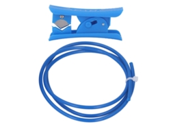 Tubo PTFE 3 Metros Resistente ao Calor com Cortador para Filamento 1.75mm Azul