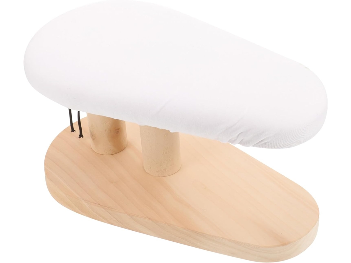 Tabla De Planchar Multifuncional De Madera Con Cojín Redondo Antideslizante, Tabla De Planchar Compacta