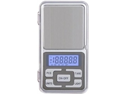 Báscula electrónica de bolsillo, 500 g/0,1 g, minibáscula digital para joyería, té, levadura, café y cocina.
