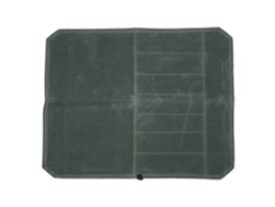 Estuche Enrollable De Lona Para Utensilios De Cocina Con 7 Compartimentos, Portátil Para Acampar Y Cocinar, Color Verde Oliva.