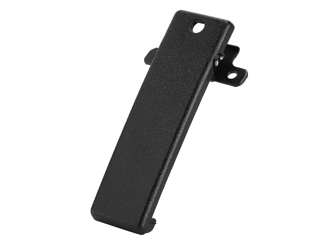 Accesorio de radio con clip para cinturón y micrófono de mano