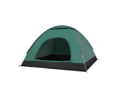 Tienda de campaña, protección solar y contra la lluvia, color verde oscuro (200 x 125 x 115 cm)