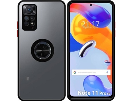 Carcasa Xiaomi Redmi Note 11 Pro TUMUNDOSMARTPHONE Anillo Negro