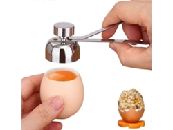 Abridor de huevos con cortador de cáscaras, Sl.gt, de acero inoxidable, ideal para huevos cocidos. Rosewell (corto o blando).