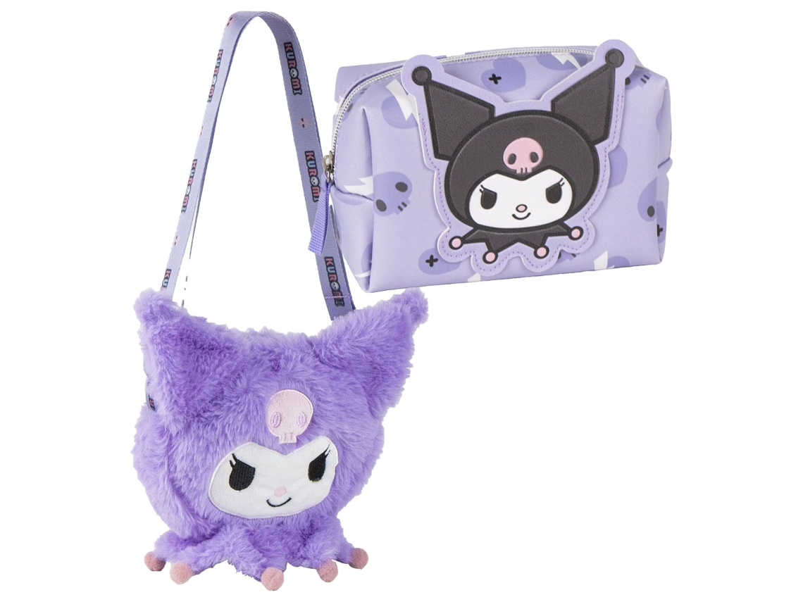 Set de higiene personal Kuromi, bolso escolar/de viaje de Sanrio
