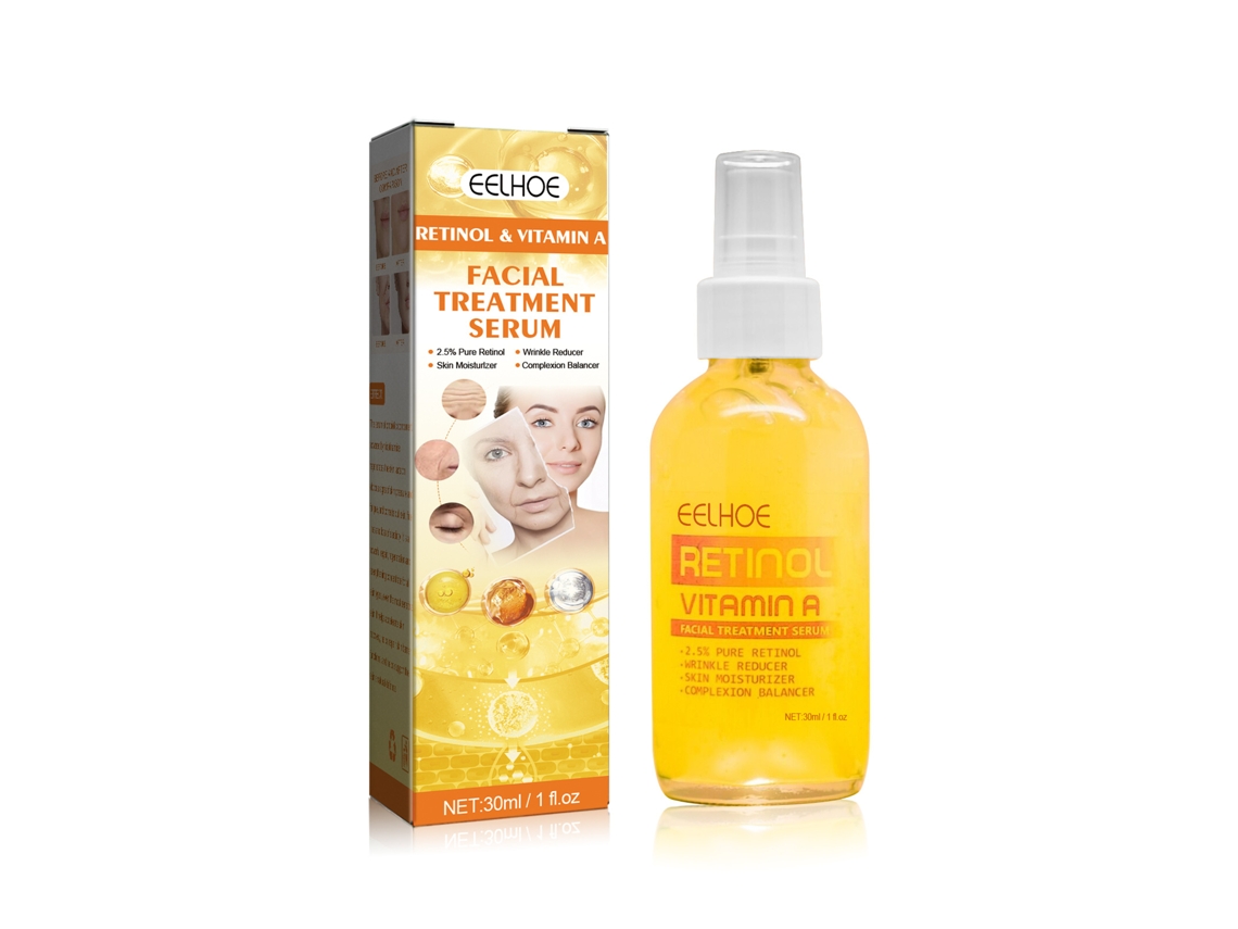 Spray antiarrugas con retinol, eficaz contra las arrugas.
