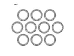 10 Piezas Rolamento De Bola 6805zz De Alta Velocidade Coluna Simples 25*37*7mm