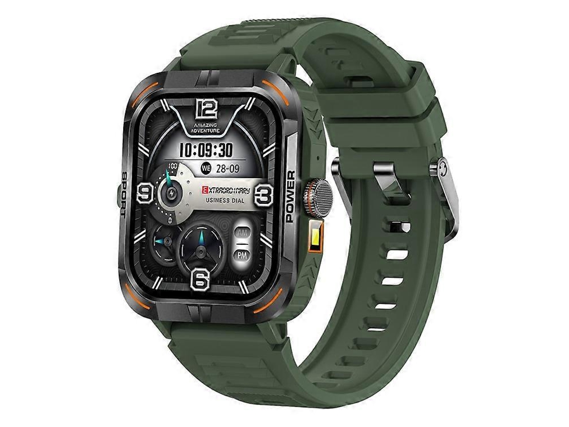 Reloj inteligente Zw69 con pantalla Amoled y aplicación Dafit, monitor de salud, reloj deportivo impermeable con linterna Ly Ebike