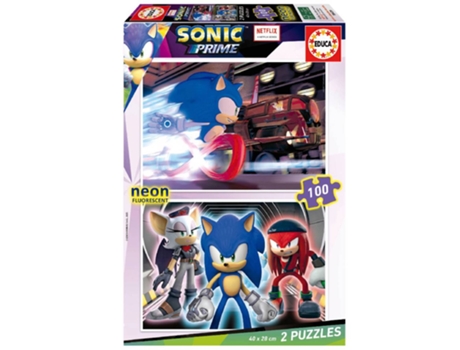 Puzzle EDUCA Sonic Neon (Edad Mínima Recomendada: 6 años)