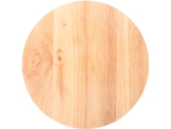 Asiento De Repuesto Para Taburete Redondo De Madera Maciza De Ø29,5 Cm, Bandeja De Asiento Multifuncional.