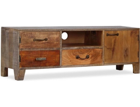 Mueble para la televisión VIDAXL Marrón Madera (118x30x40 cm)