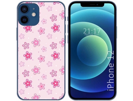 Carcasa iPhone 12 / 12 Pro (6.1) TUMUNDOSMARTPHONE Flores Multicolor