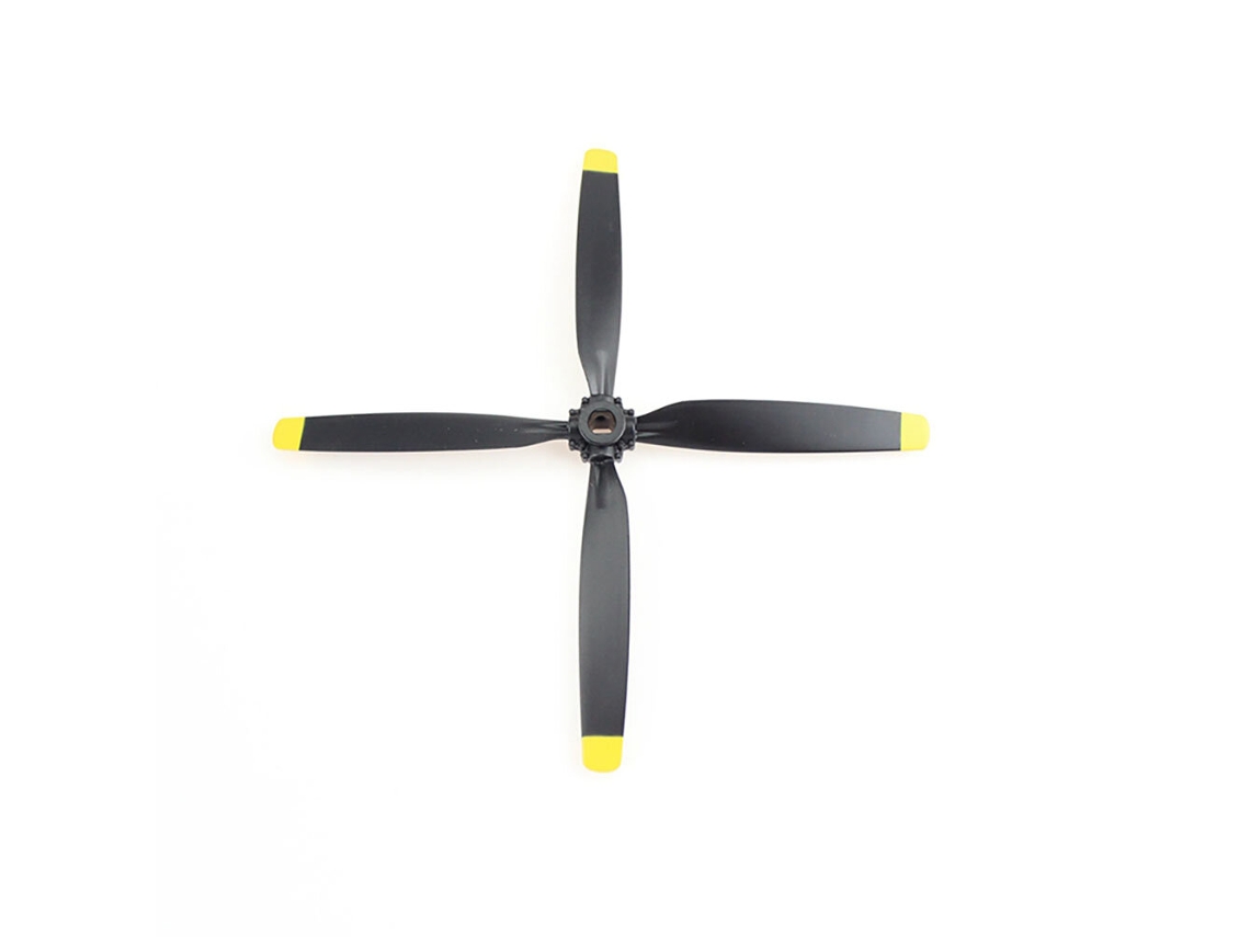 2 Pcsxk A280 P-51 Mustang 560mm Rc Airplane Spare Parts Accessories Plastic 4-blade Propeller