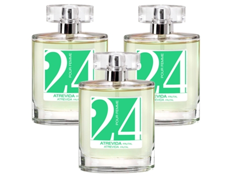 3x CARAVAN Happy Collection - Perfume de Mujer Nº24 - 100ml