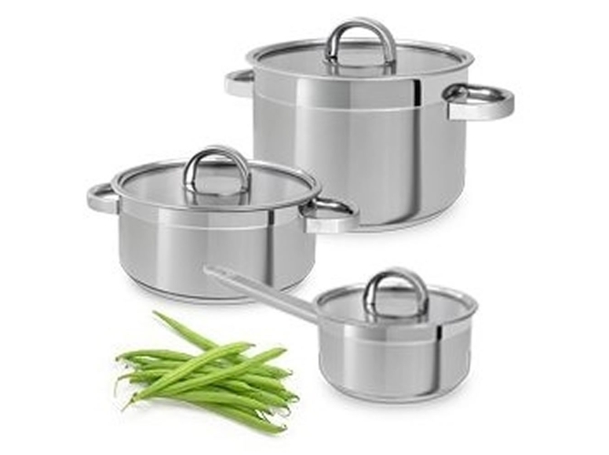 Batería de Cocina SILAMPOS Atlantico Glass