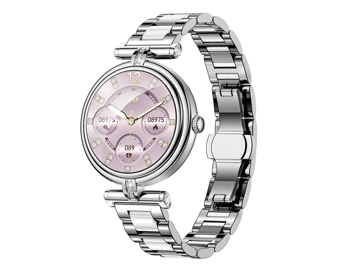 Reloj inteligente SHAH ARPAN para mujer, llamada, frecuencia cardíaca, presión arterial, asistente de voz, reloj inteligente multideporte