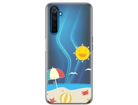 Carcasa Realme 6 Pro TUMUNDOSMARTPHONE Dibujos Transparente Multicolor