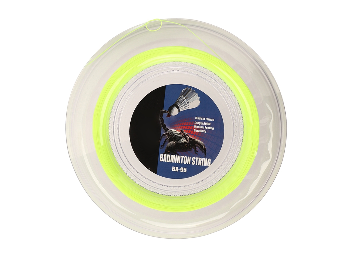 Hilo Para Desmontar Raquetas De Bádminton Con Alta Elasticidad Y Resistencia Al Desgaste, Fibra De Resina Verde Fluorescente.