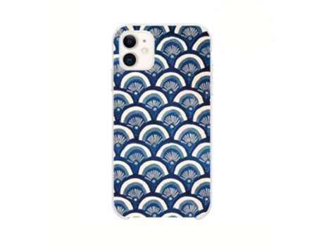 Funda para iPhone XR/11 BIGBEN CONNECTED Piel Sintética Azul