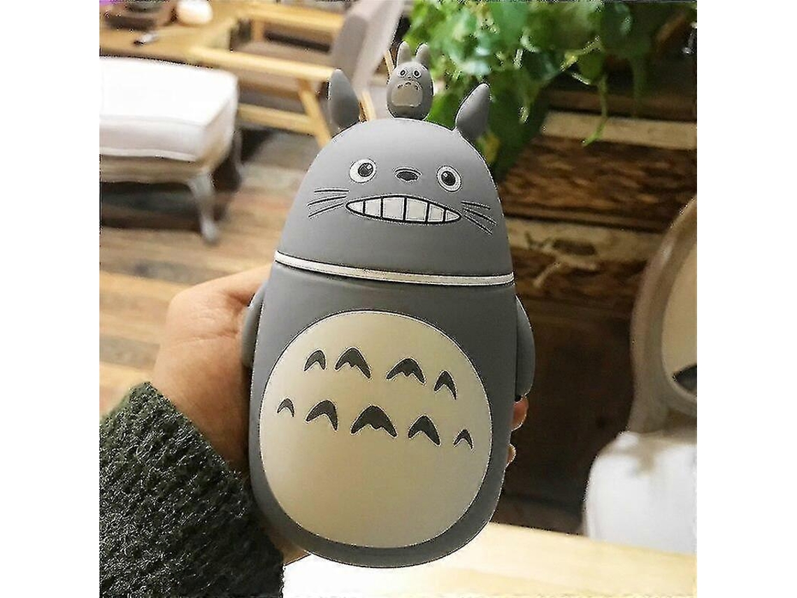 Termo portátil de acero inoxidable 304 de 248 ml, taza térmica de Totoro, anime, botella de vidrio para bicicleta eléctrica Ly