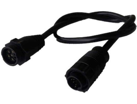 Transductor LOWRANCE Adaptador Xd De 7 A 9 Pinos Negro