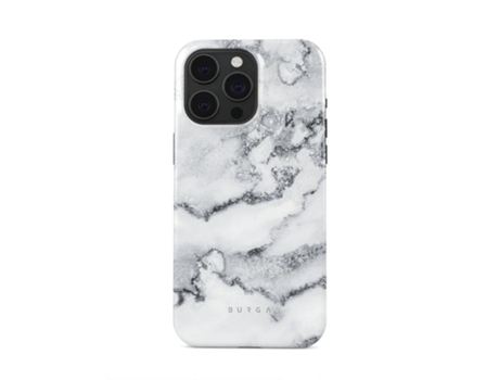 Funda BURGA iPhone 15 Pro Tough MagSafe White Winter