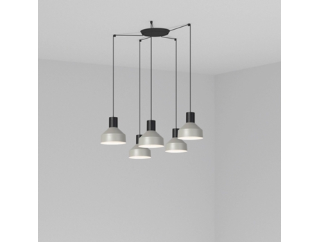 Lámpara Colgante Kombo Gris Ø200 5L 68593-5L FARO