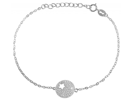 Pulsera Gorana en Plata de Ley 925 Bañada en Rodio 17.3 Cm