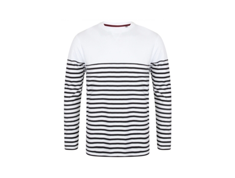 Camiseta para Unisexo FRONT ROW (L - Algodón - Blanco)