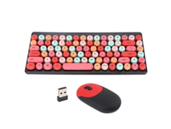 Combo de teclado y ratón inalámbricos de 2,4 GHz para PC