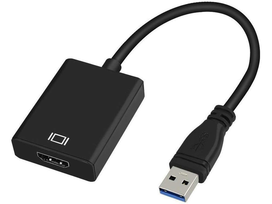 Adaptador USB 3.0 a HDMI Full HD, soporte para portátil y proyectores