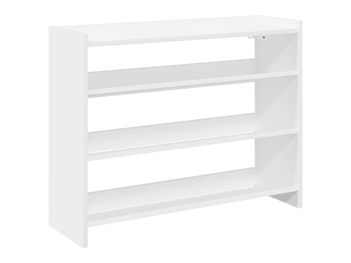 Maison Exclusive - Mueble Zapatero Madera Contrachapada Blanco 80x25x62 Cm